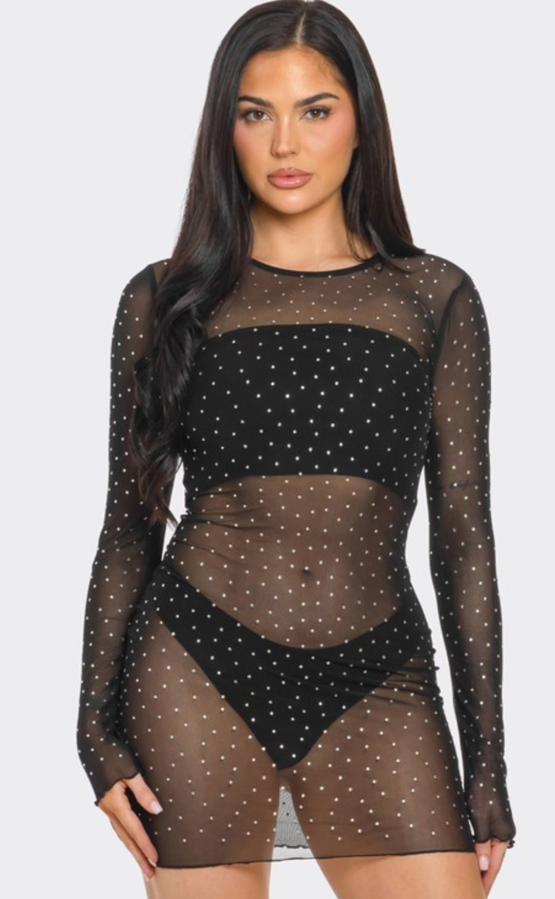 Mesh black Dress