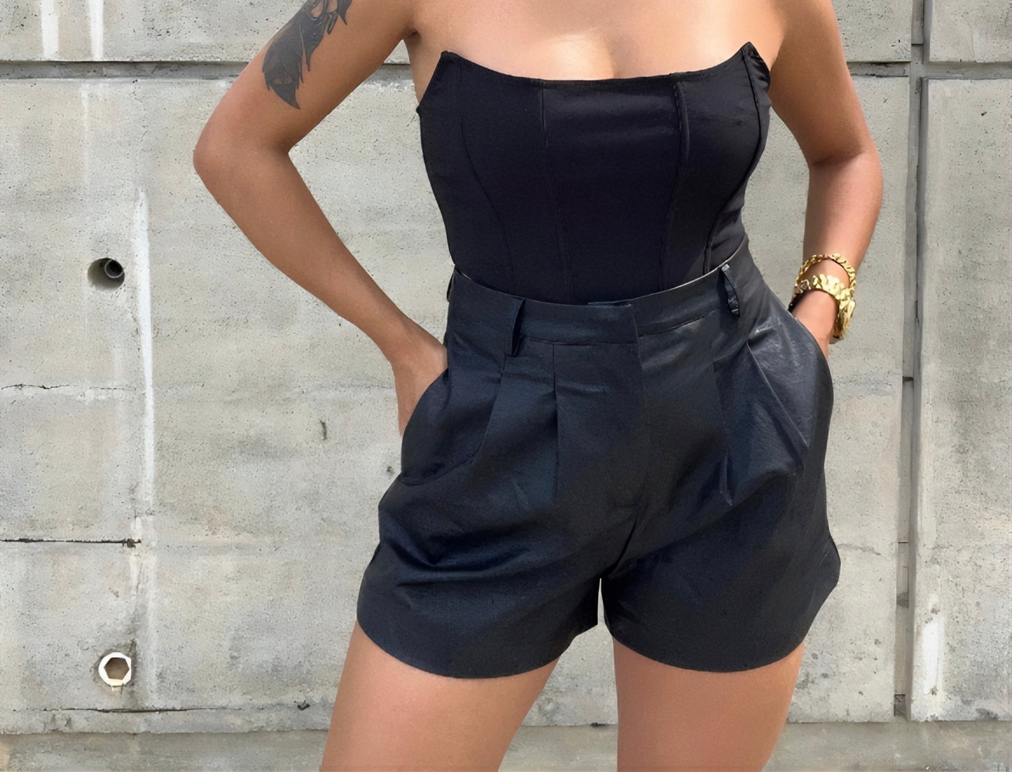 Leather Shorts