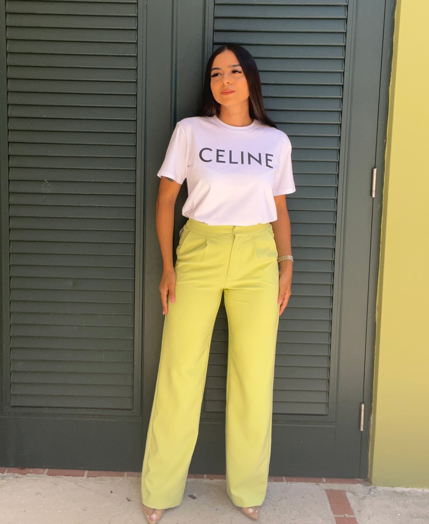 Lime Trouser pants