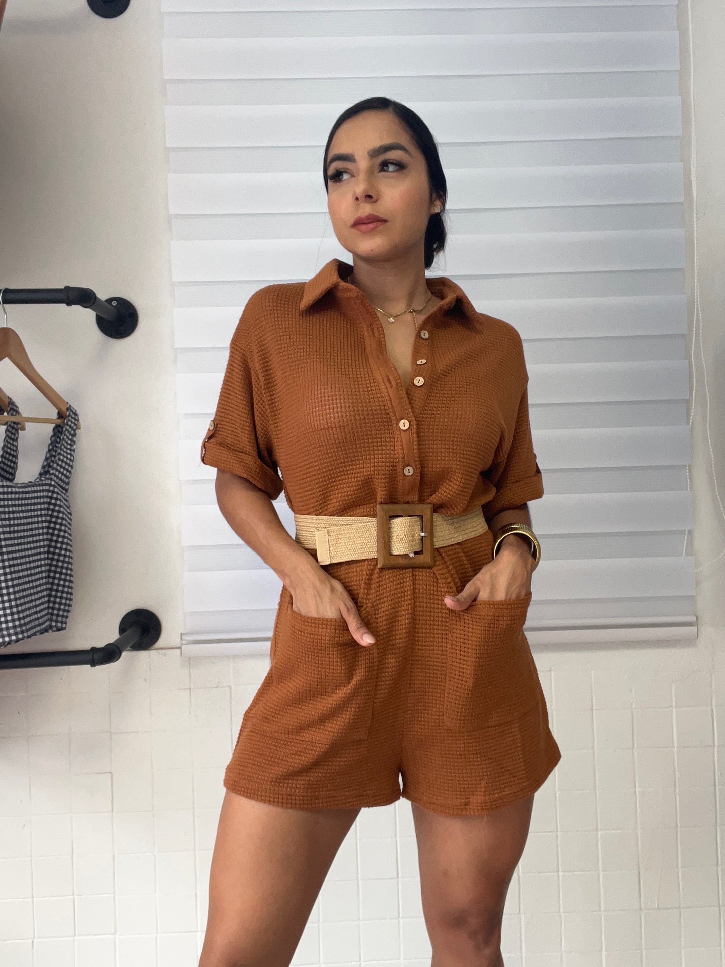 Mocha Romper