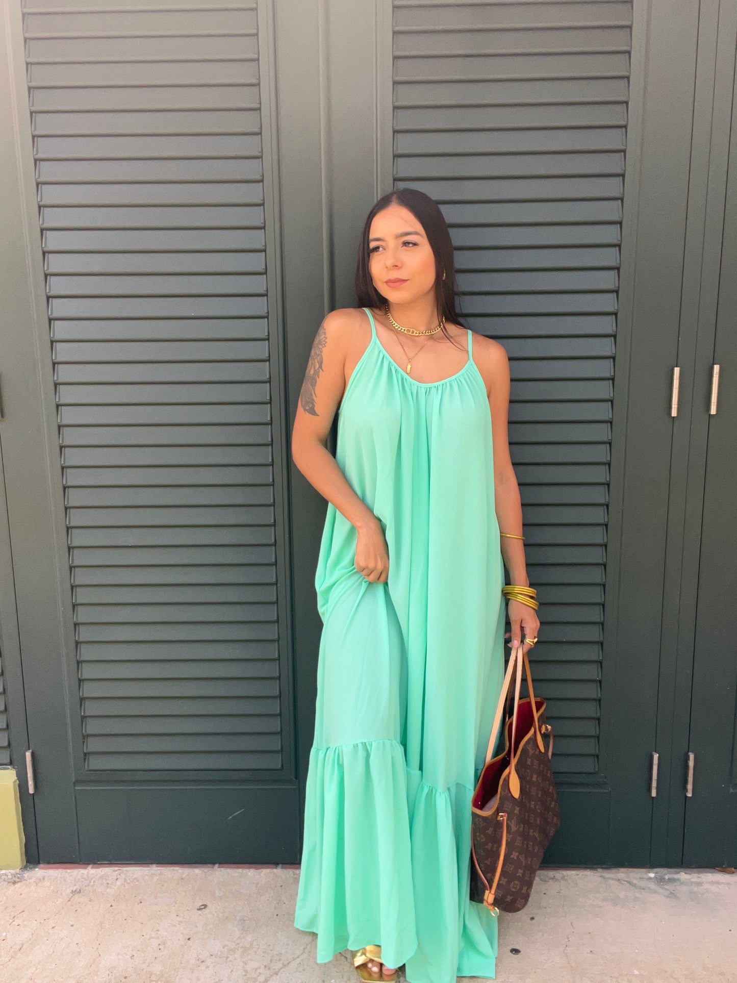 Sky Blue Maxi Dress