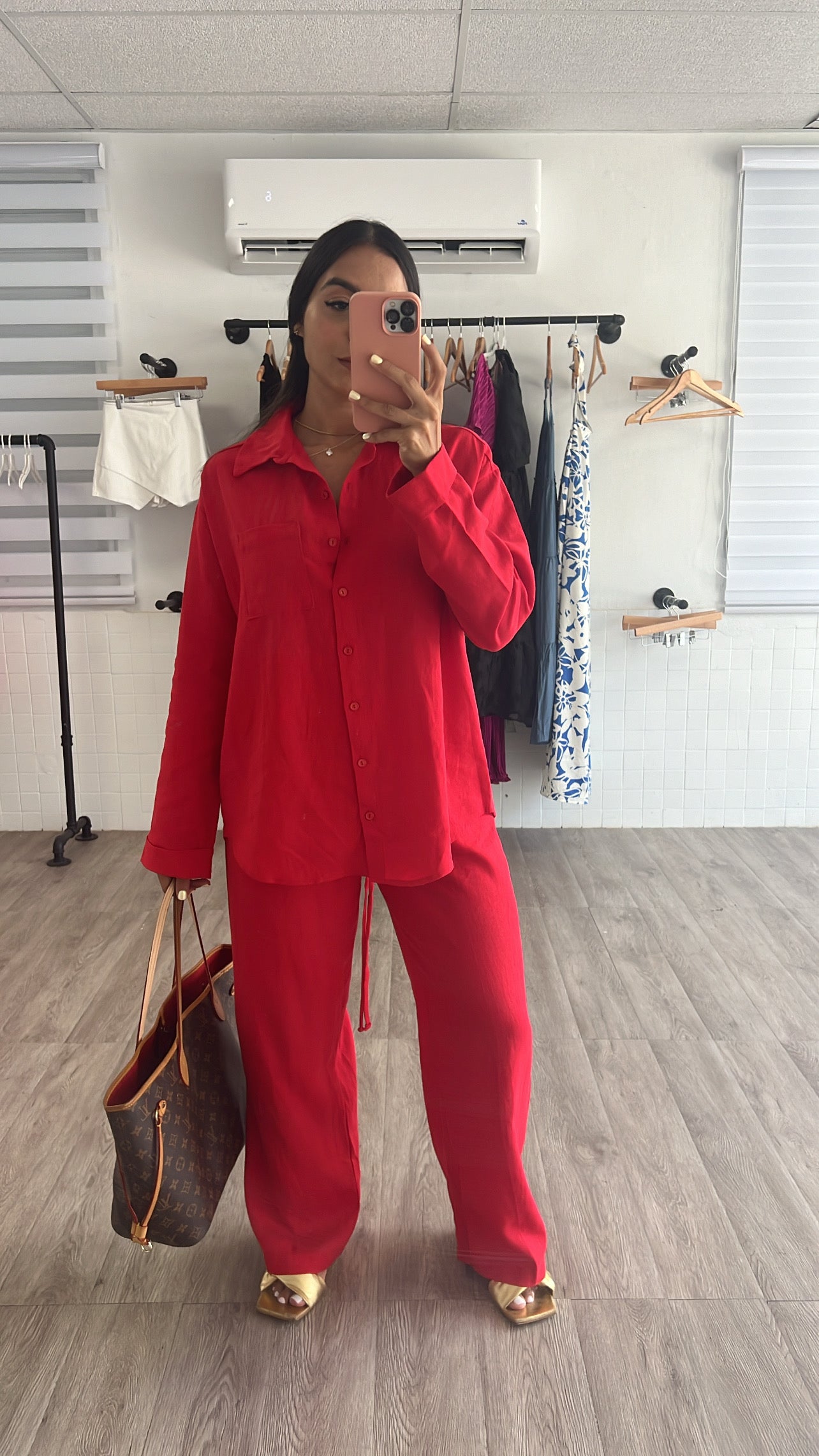 Linen Red SET