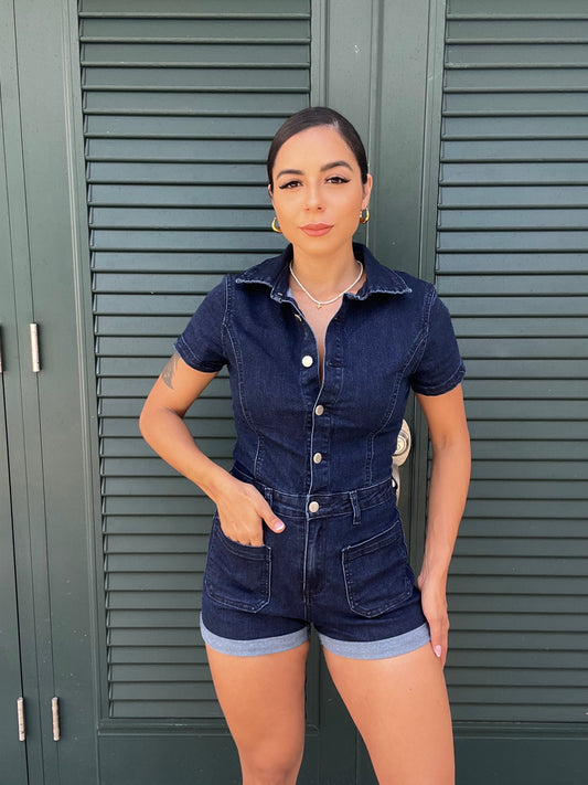 Denim Classic Romper